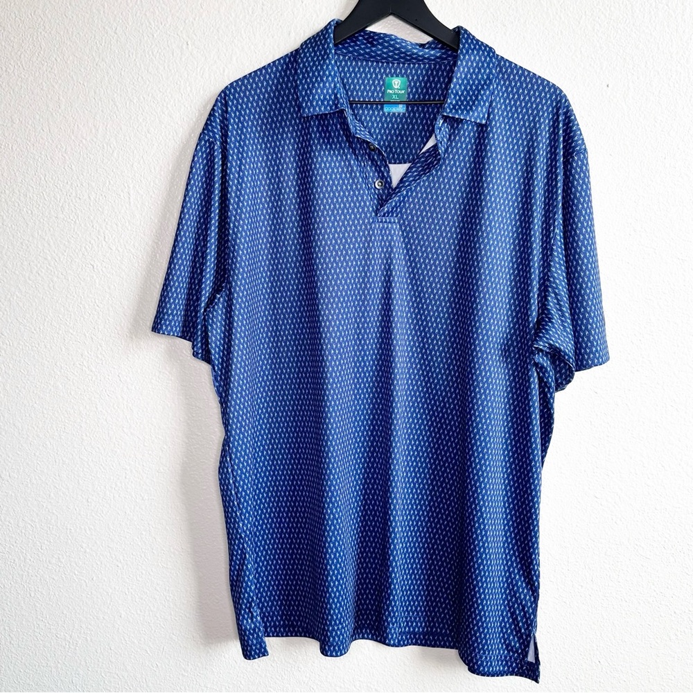 Pro Tour Coolplay Blue Golf Polo Men’s Size Extra Large XL